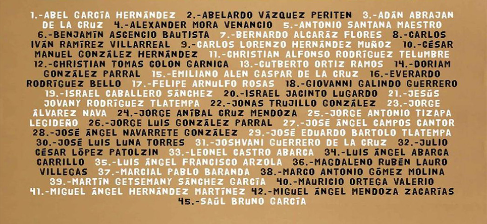 #IlustradoresConAyotzinapa: a un mes del siniestro
