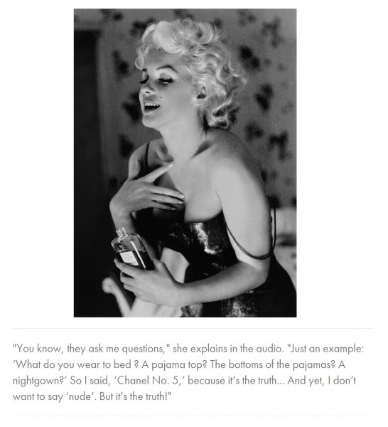 marilyn quote chanel